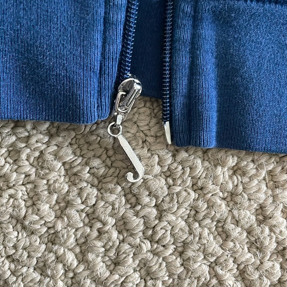 JUICY COUTURE navy velour zip up - Picture 3 of 5